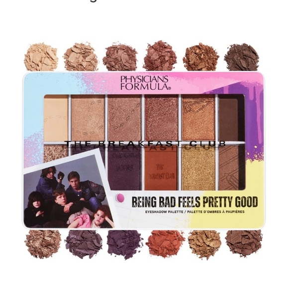 PHYSICIANS FORMULA THE BREAKFAST CLUB 12 COLOR EYESHADOW PALETTE - Picture 1 of 11